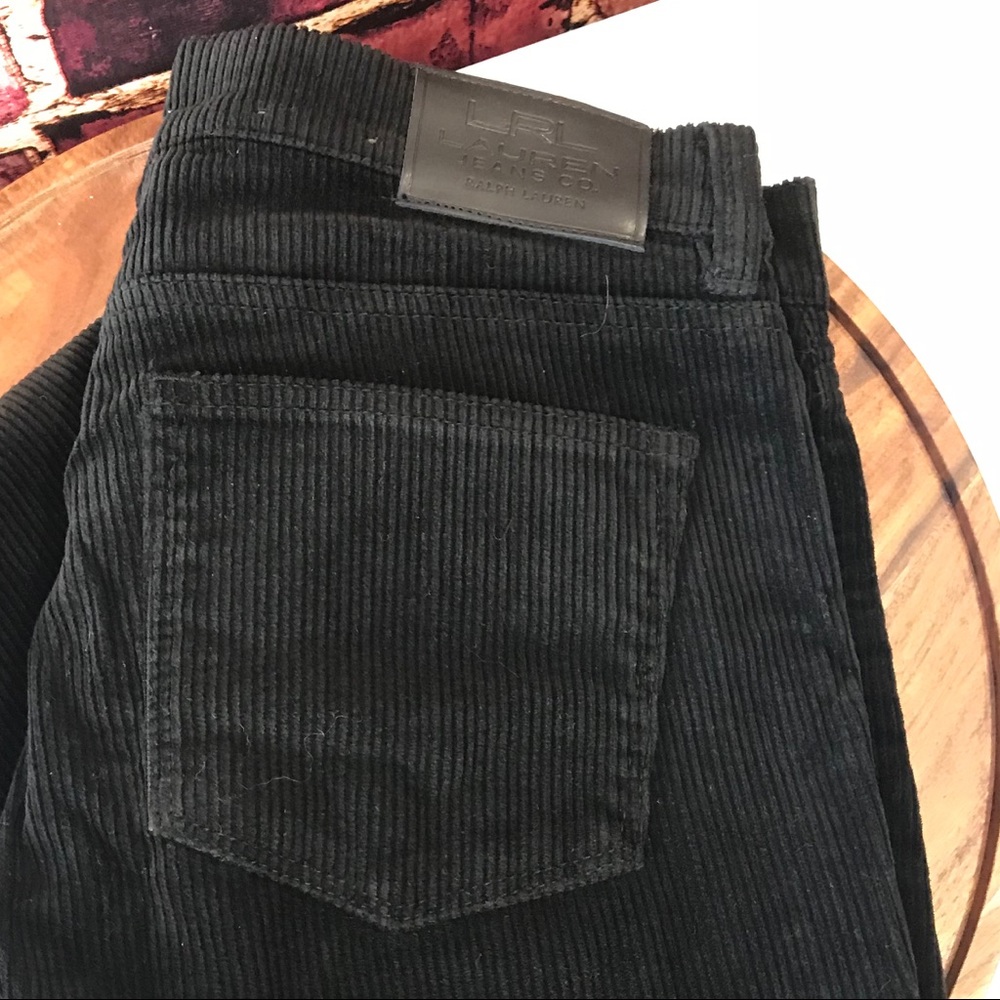 Ralph Lauren black corduroy pants Size 6